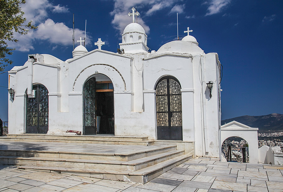 Agios Georgios Church on Lycabettus Hill