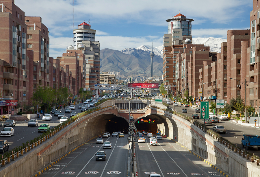 Navvab Tunnel in Tehran